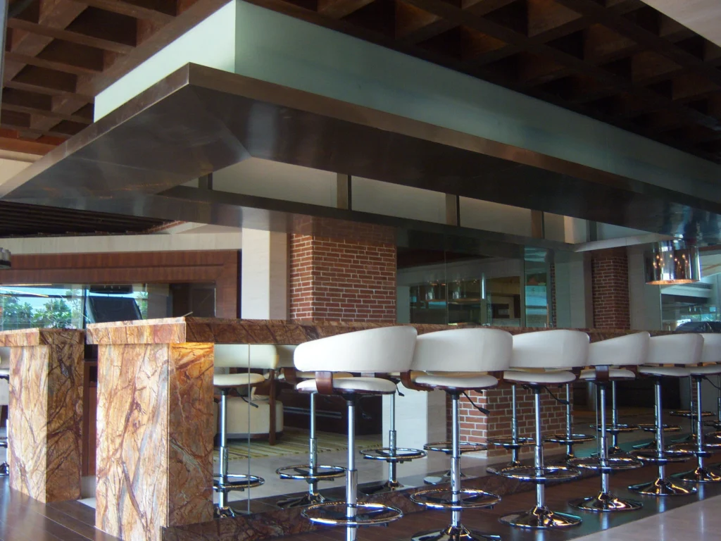 The bar unit is the place where designs in the cafe and bars execute beautiful design Turnkey Interior Modular Furniture